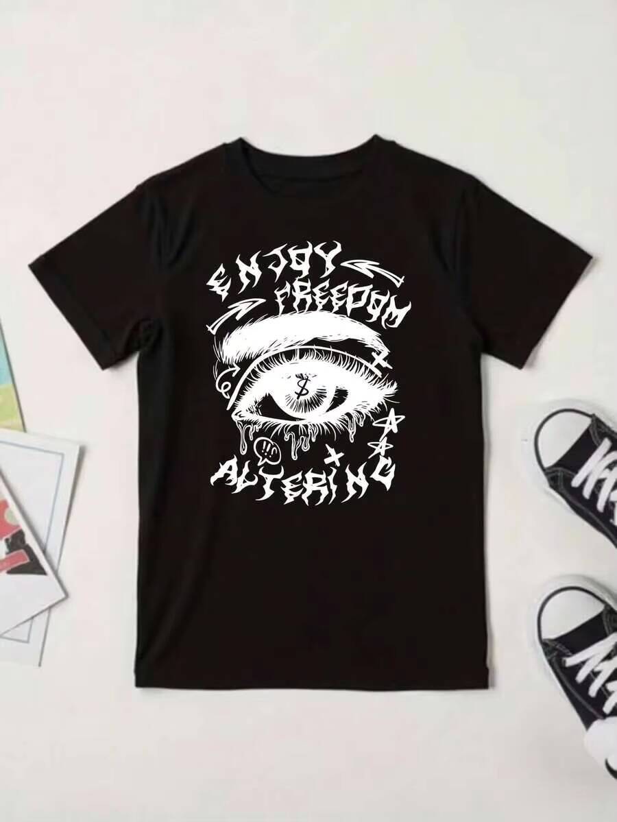 Outdoor Adventure With Kids - Camiseta de Manga Curta para Meninos