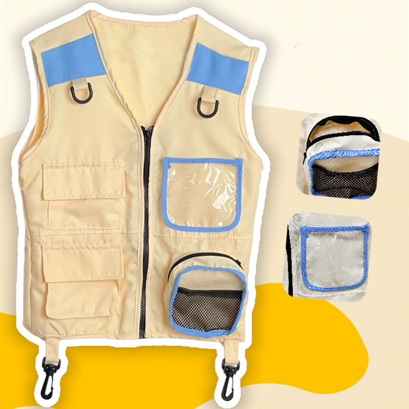 Outdoor Adventure With Kids - Crianças explorador colete fingir jogar cosplay