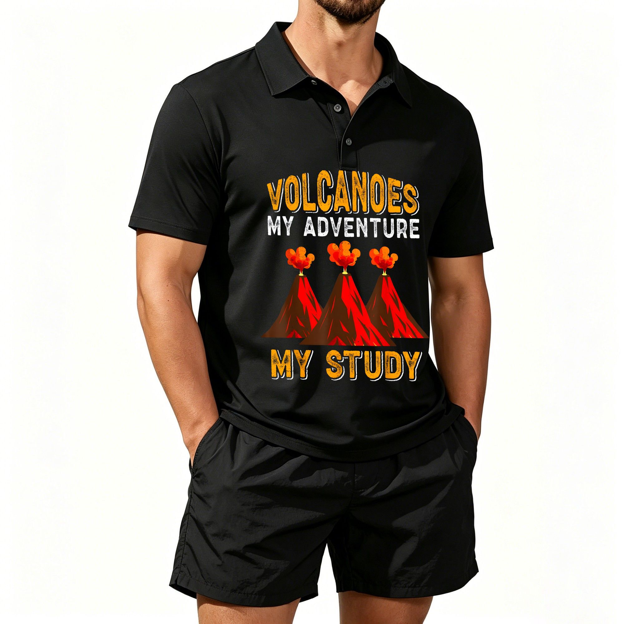Outdoor Adventures - Conjunto de Camisa Polo Masculina de