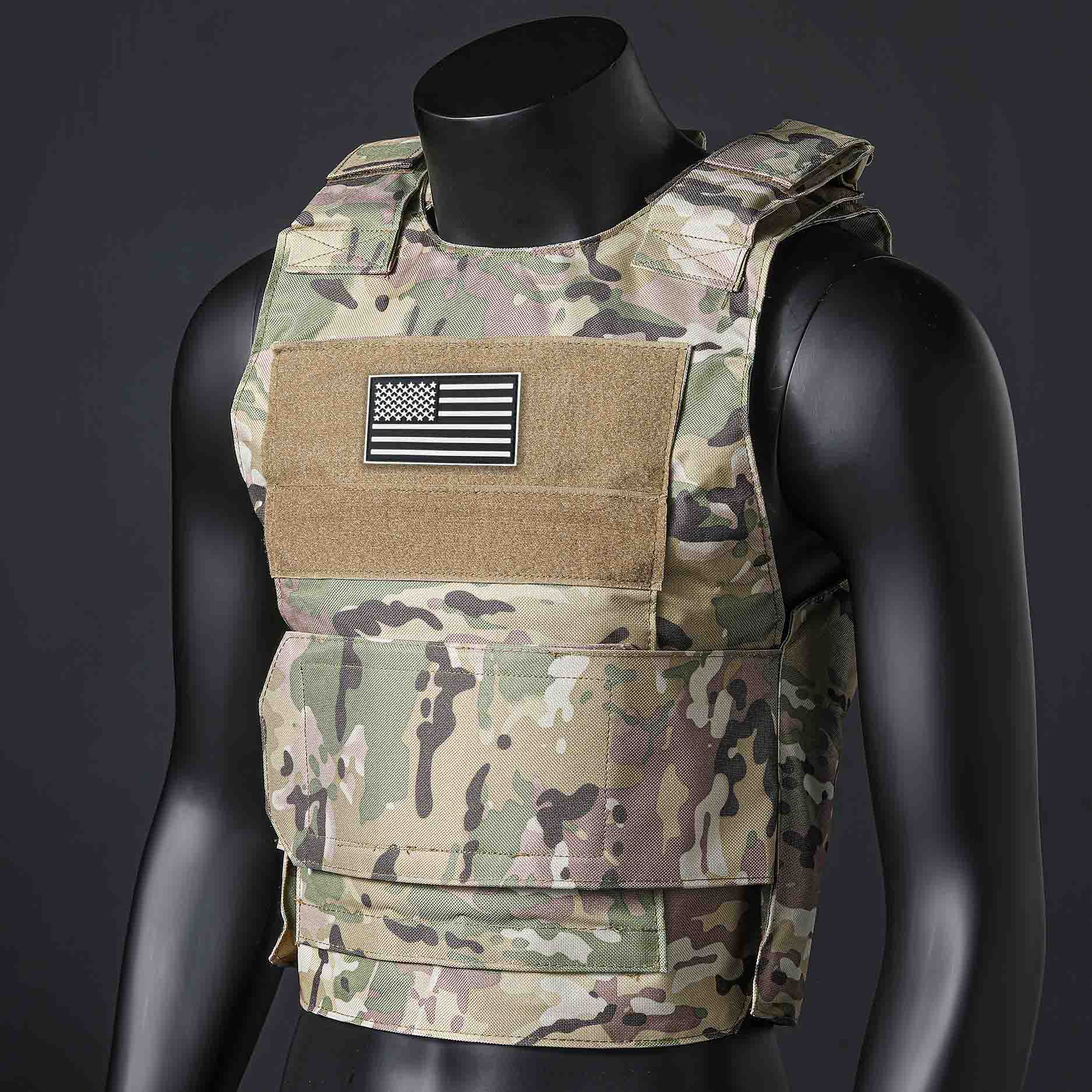 Outdoor Adventure Outfit - (Presente da bandeira americana) Colete de