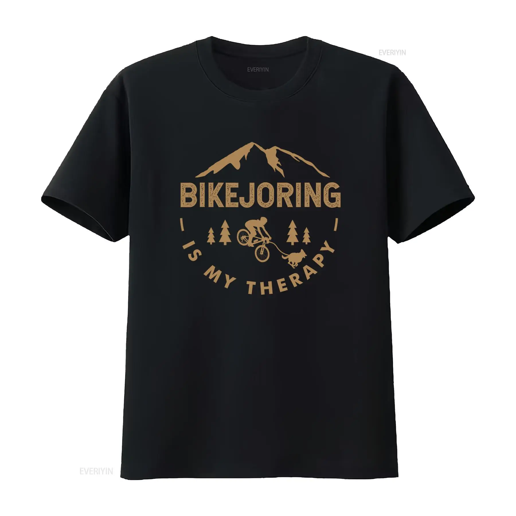 Outdoor Adventure Therapy - Camiseta Bikejoring Is My Therapy com
