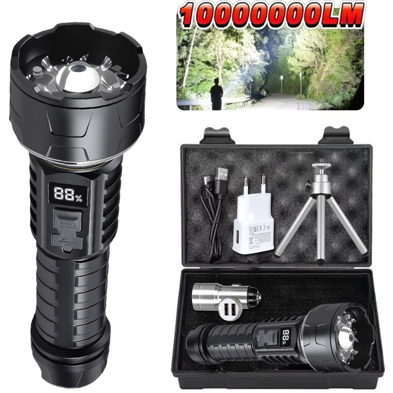 Outdoor Adventures - Lanterna led cob recarregável, 7 núcleos,