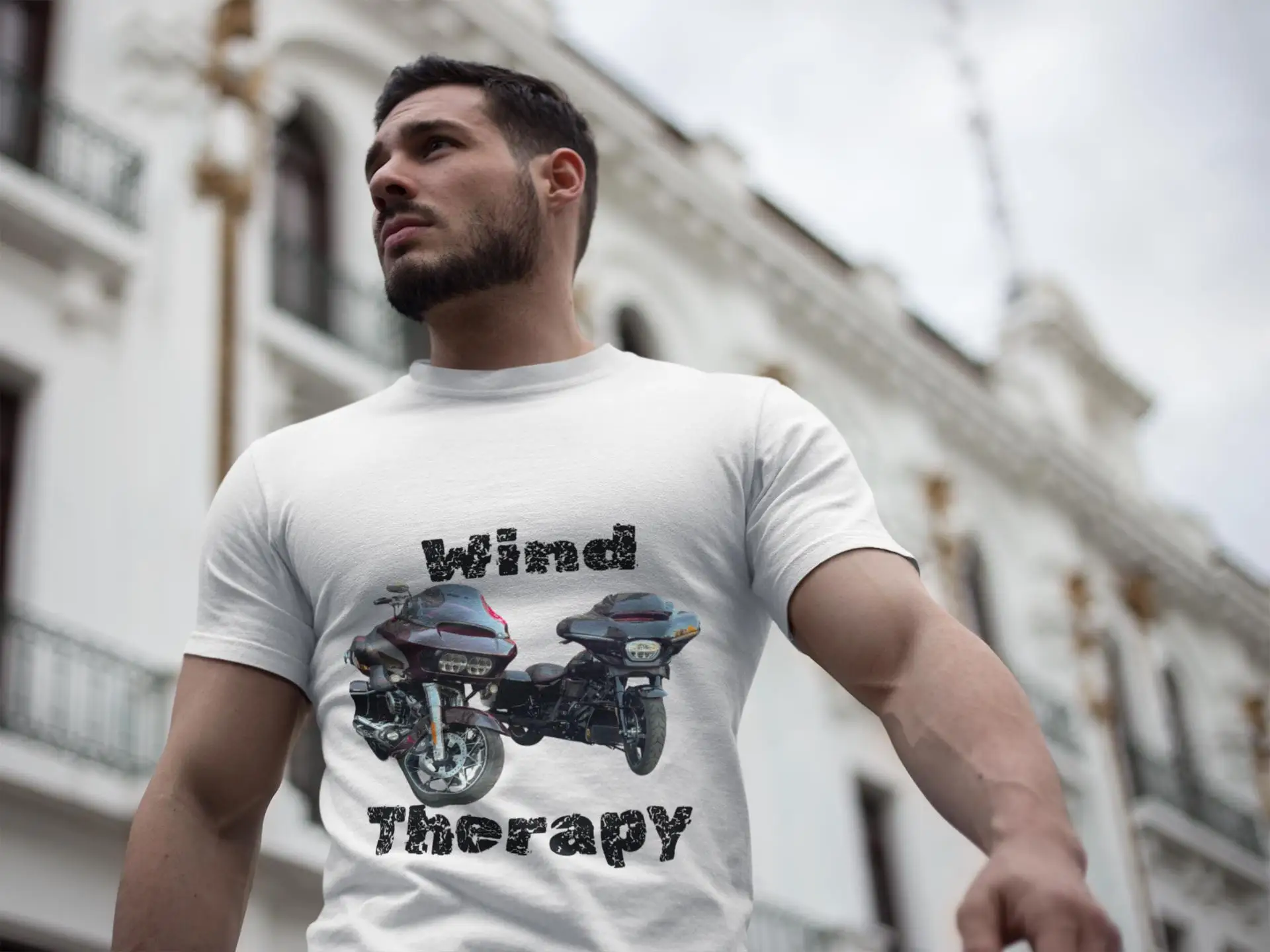 Outdoor Adventure Therapy - Camiseta Wind Therapy Lets Ride com