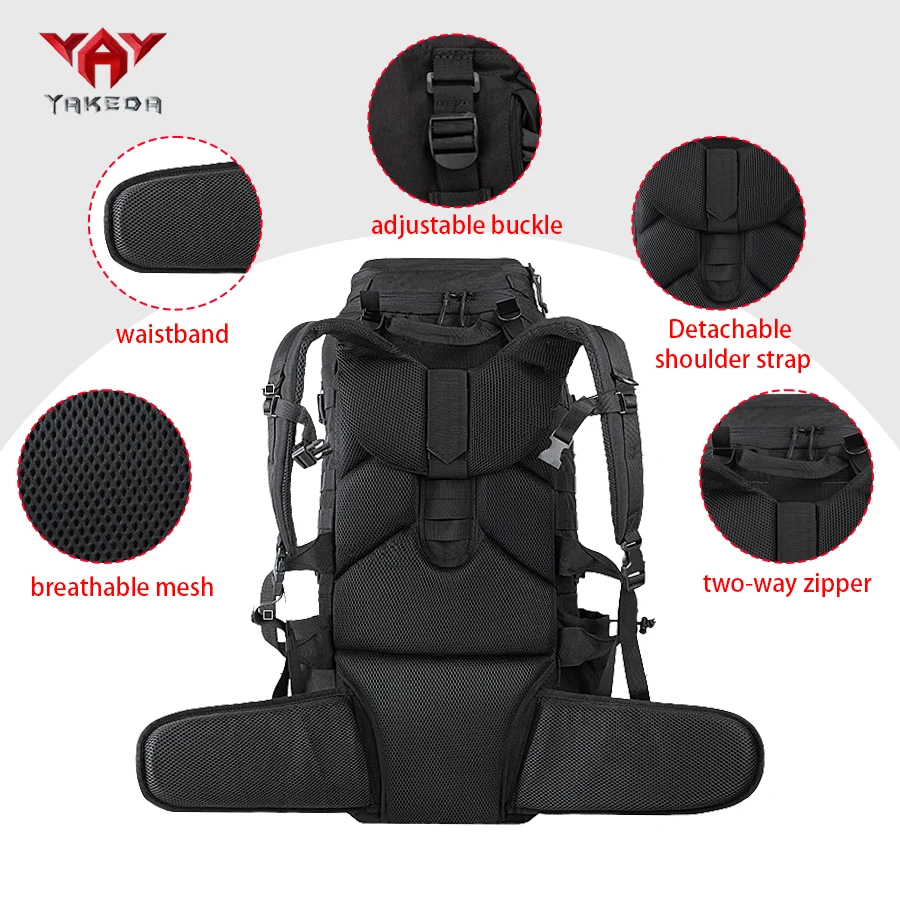 Mochila YAKEDA 70L para ativid - Adventure Outdoor Equipment avaliação e preço