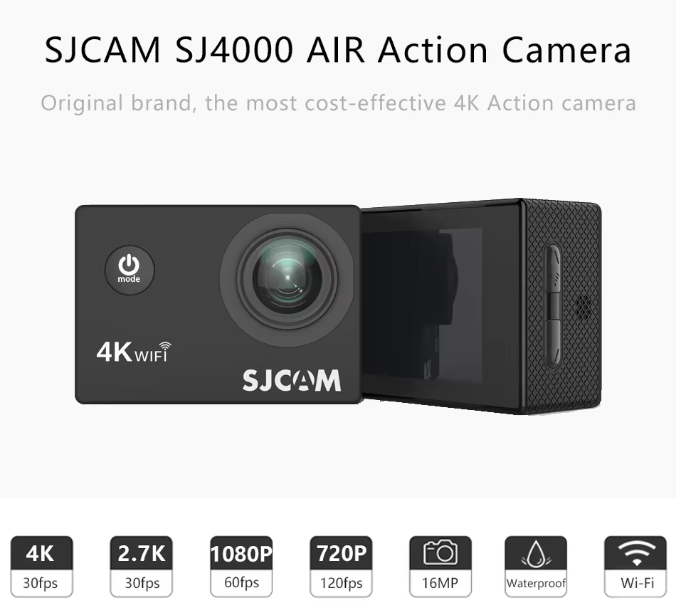 Câmera de Ação SJCAM SJ4000 Ai - Outdoor Adventure Images avaliação e preço
