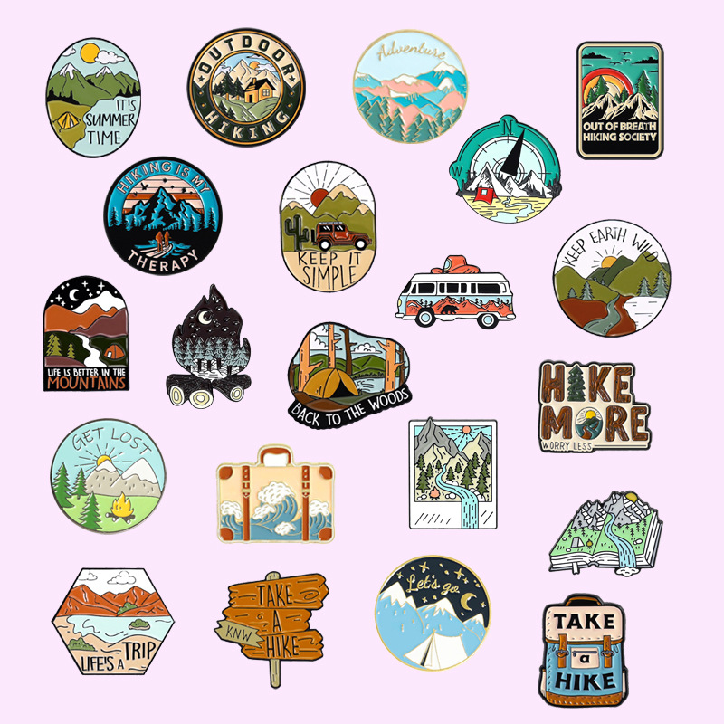 Conjunto de Broches Temáticos  - Outdoor Adventure Outfit avaliação e preço