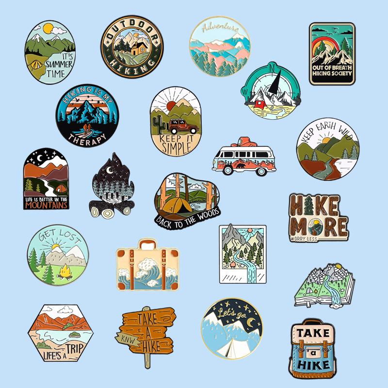 Conjunto de Broches Temáticos  - Outdoor Adventure Outfit avaliação e preço