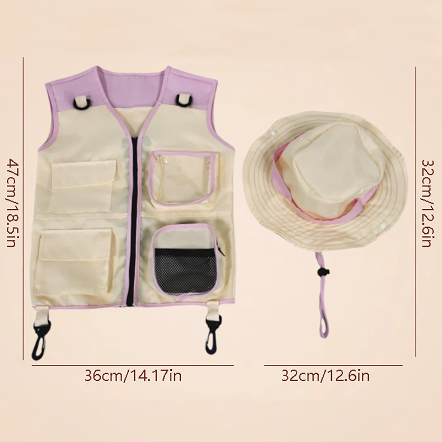 Traje de colete e chapéu explo - Outdoor Adventure Outfit avaliação e preço