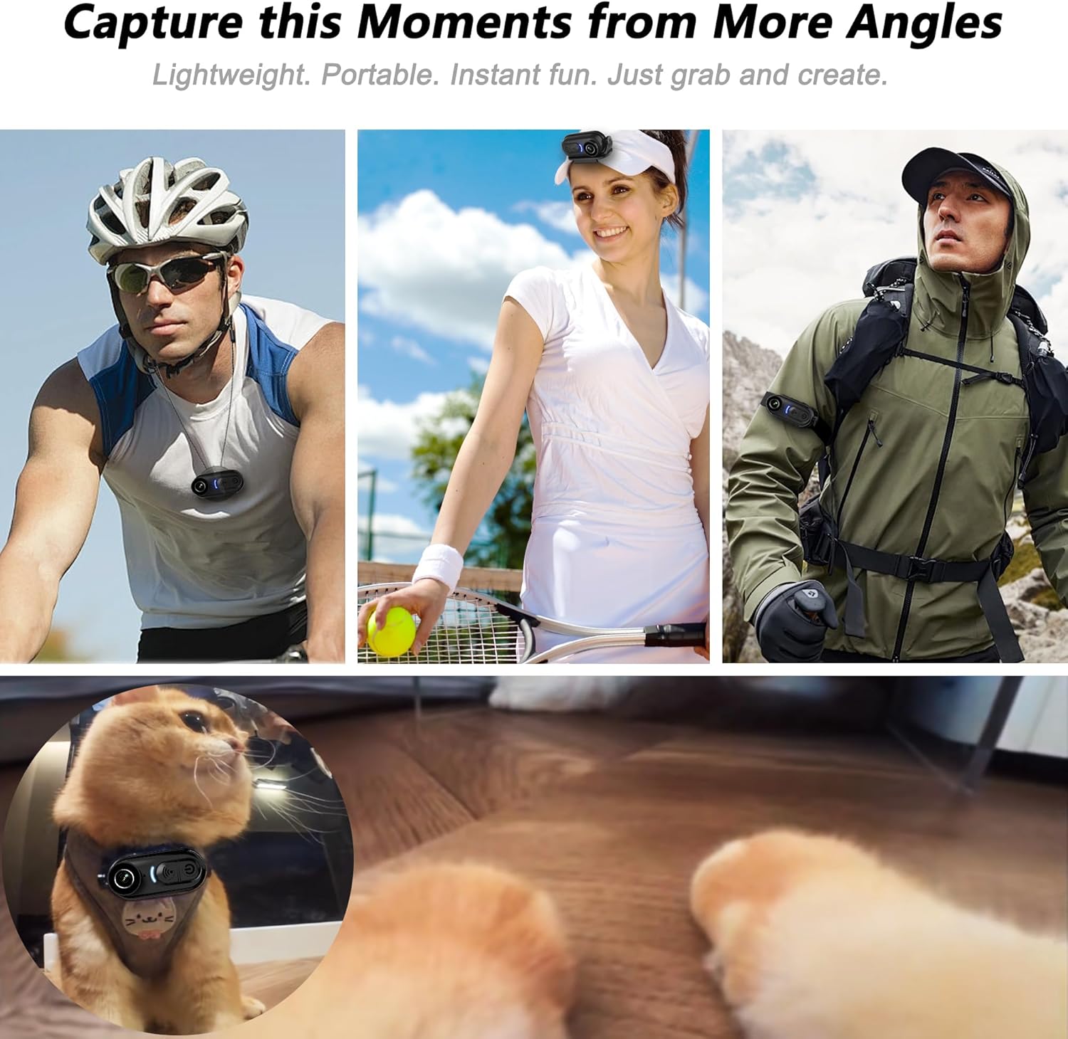 Câmera Corporal Compacta 4K co - Outdoor Adventure Images avaliação e preço