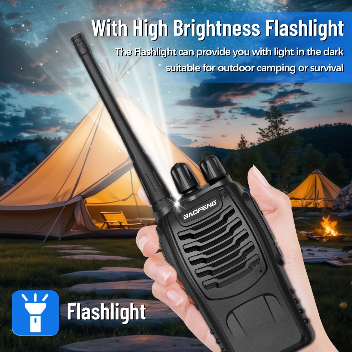 Rádios Walkie Talkies Baofeng  - Outdoor Adventures avaliação e preço